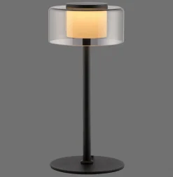 Paul Neuhaus LED Tischlampe RIKA 15 cm schwarz