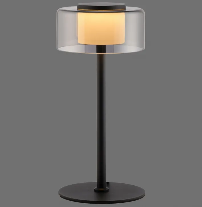 Paul Neuhaus LED Tischlampe RIKA 15 cm schwarz