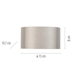 Paul Neuhaus LED Wandlampe PURE CLIPSE 15 cm aluminium