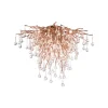 Paul Neuhaus Retrofit Deckenlampe ICICLE 50 x 50 cm altmessing