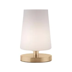 Paul Neuhaus Retrofit LED Tischlampe SONJA 23 cm mattmessing