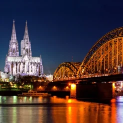 PRO-ART Glas Art Bild KÖLN DOM II 20 x 20 cm Floatglas