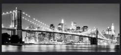 PRO ART Kunstdruck Bild NIGHTLIFE II 60 x 135 cm Rahmen mehrfarbig