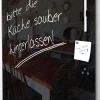 PRO ART Memoboard 50 x 50 cm Metall grau/schwarz