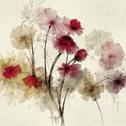 PRO ART Metallbild DELICATE FLORAL STRUCTURES 50x50cm