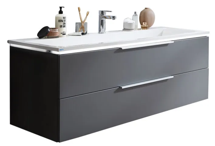 puris Waschplatz STAR LINE 140 cm Quarzgrau matt