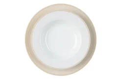 Ritzenhoff & Breker Suppenteller GEO Porzellan beige