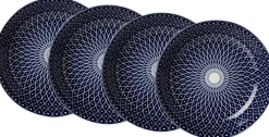 Ritzenhoff & Breker Suppenteller ROYAL REIKO 4er Set blau/ weiß