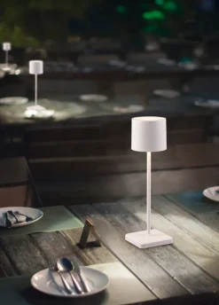 RL Akku LED Tischlampe FERNANDEZ weiß