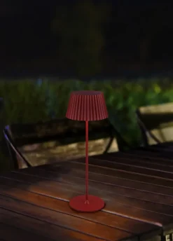 RL Akku LED Tischlampe SUAREZ 2-teilig rot