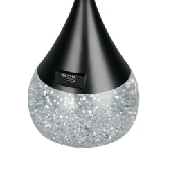 RL Akku LED Tischleuchte TEMBO, Kunststoff, Höhe 28,3 cm Schwarz