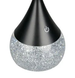 RL Akku LED Tischleuchte TEMBO, Kunststoff, Höhe 28,3 cm Schwarz