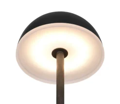 RL Akku LED Tischleuchte TEMBO, Kunststoff, Höhe 28,3 cm Schwarz