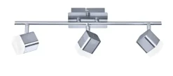 RL LED Deckenlampe ROUBAIX mit 3 Spots nickelfarbig