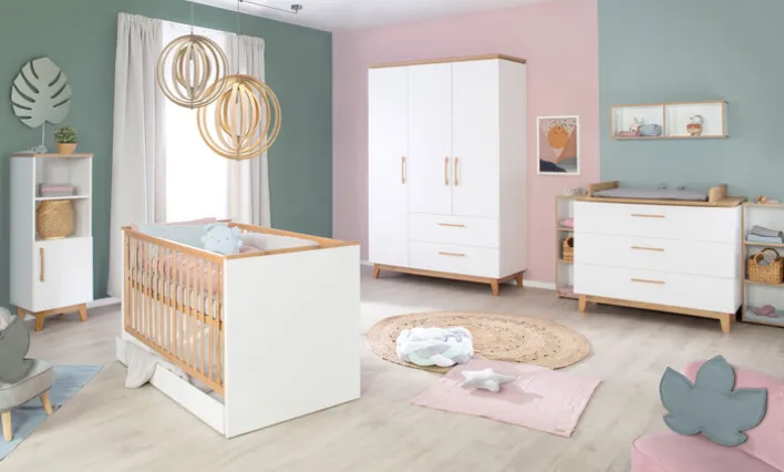 roba Kleiderschrank 135 x 200 x 55 cm weiß