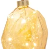 SAICO Deko Anhänger NUGGET1 10x10x10 cm amber-gold