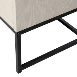 Schrank SILAS 85 x 149 cm Kiefer massiv im Farbton Staub