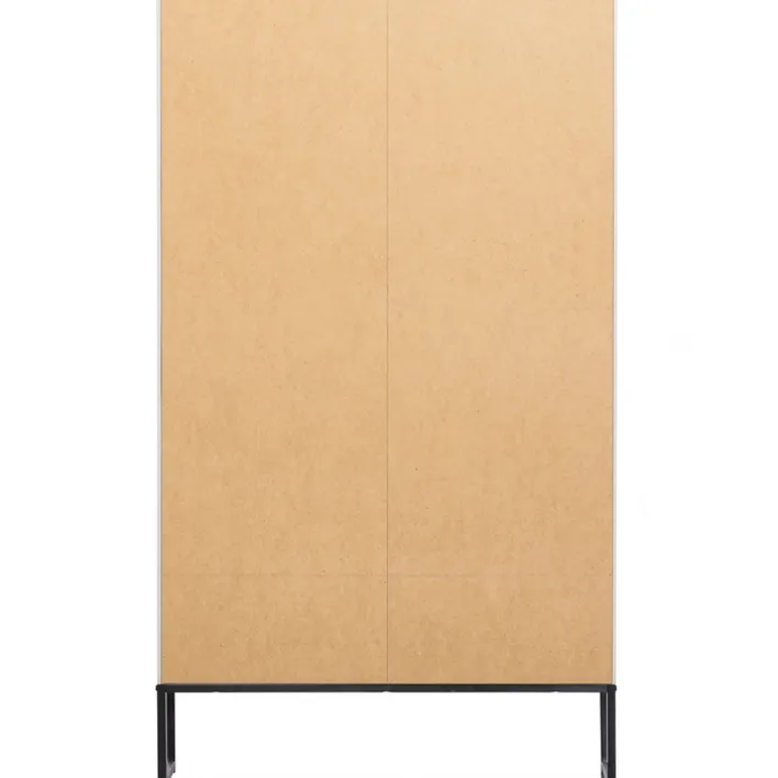 Schrank SILAS 85 x 149 cm Kiefer massiv im Farbton Staub