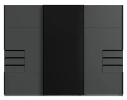 Schwebetürenschrank TENERIFFA 270 x 210 cm grau/ schwarz
