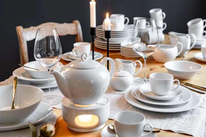 Seltmann Weiden Dessertschale RONDO LIANE 2er Set weiß