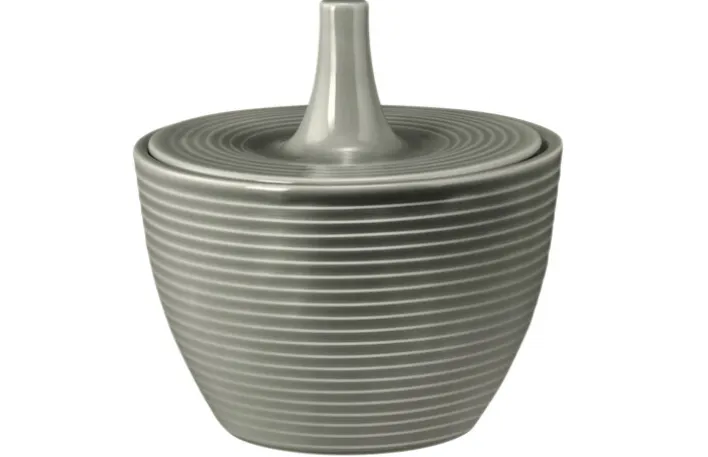 Seltmann Weiden Zuckerdose BEAT COLOR GLAZE perlgrau