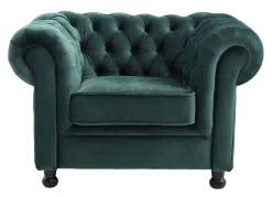 Sessel LONDON Samt grün