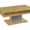 set one by Musterring Couchtisch DELTONA 110x65 cm Eiche Artisan Dekor / Sandstein