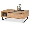 set one by Musterring Couchtisch Jackson 110 x 40 cm Eiche furniert/Eiche Nachbildung