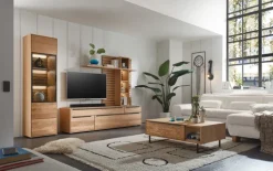 set one by Musterring Couchtisch Jackson 110 x 40 cm Eiche furniert/Eiche Nachbildung