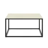 Set one by Musterring Couchtisch RENO 100x50 cm kaschmir / graphit schwarz