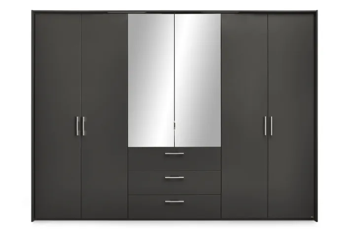 set one by Musterring Drehtürenschrank HENDERSON grau