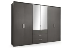 set one by Musterring Drehtürenschrank HENDERSON grau