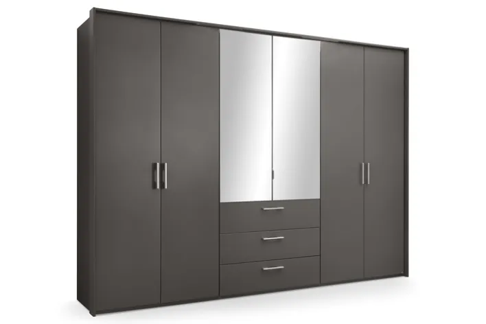 set one by Musterring Drehtürenschrank HENDERSON grau