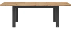 set one by Musterring Esstisch YORK 68 anthrazit /Eiche Artisan
