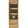 set one by Musterring Vitrine JACKSON 50 x 198 cm Eiche massiv/Eiche furniert