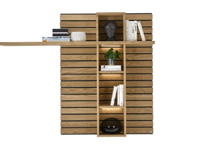 set one by Musterring Wandpaneel JACKSON 160 x 129 cm Eiche furniert/ Eiche-furniert