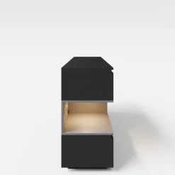 Sideboard MINECRAFT 160 cm schwarz/ grau