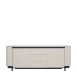 Sideboard VODOL 205x78 cm Sand/Schwarz