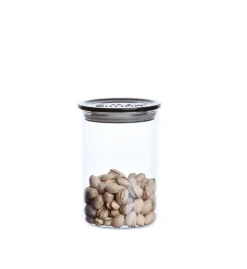 SIMAX Vorratsglas mit Deckel 900 ml klarglas/ grau
