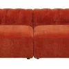 Sofa 2-Sitzer CLUB HOUSE 2-Sitzer aperolrot