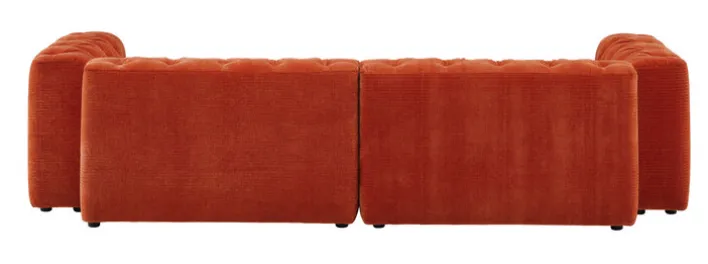 Sofa 2-Sitzer CLUB HOUSE 2-Sitzer aperolrot