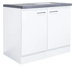 Spülenunterschrank MEGGIE 100 x 85 x 57 cm weiß