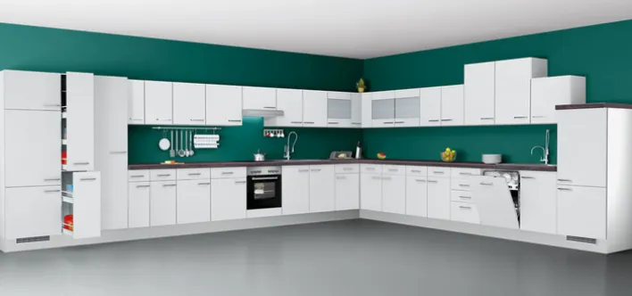 Spülenunterschrank MEGGIE 100 x 85 x 57 cm weiß