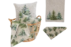 SPRÜGEL Tischband NEOTERIC FOREST 50 x 150 cm beige/grün