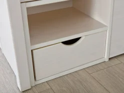 Stauraum-/Funktionsbett LAURO 180 x 200 cm weiß