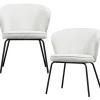 Stuhl ADMIT 2er-Set natur/schwarz