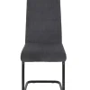 Stuhl NEREA Webstoff Cord anthrazit/Schwinggestell schwarz