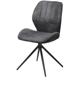 Stuhl VERMONT grau/schwarz