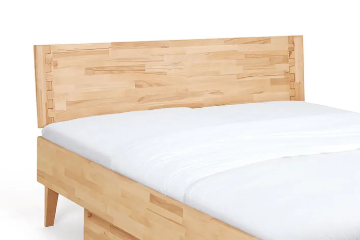 TRAUMWERKSTATT Bett ATLANTA 180 x 200 cm kernbuchebraun