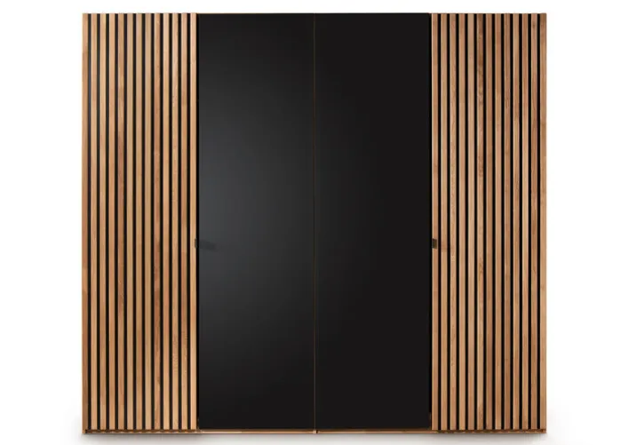 TRAUMWERKSTATT Kleiderschrank MANHATTAN braun/ grau